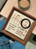 Custom NFC Music Plaque - Tap to Play Spotify & Apple Music | Hand-Painted Personalized Birthday Gift