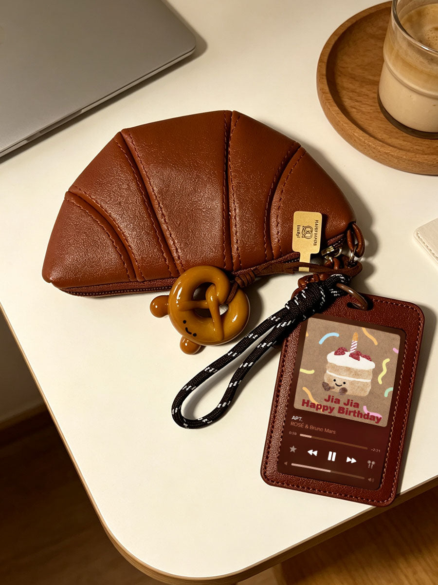 Personalized NFC Card and Leather Wallet, Customized gifts for friends