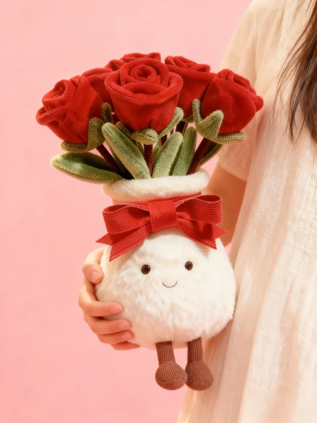 Cute Plush Tulip Flower Bouquet - Aesthetic Birthday & Wedding Gift