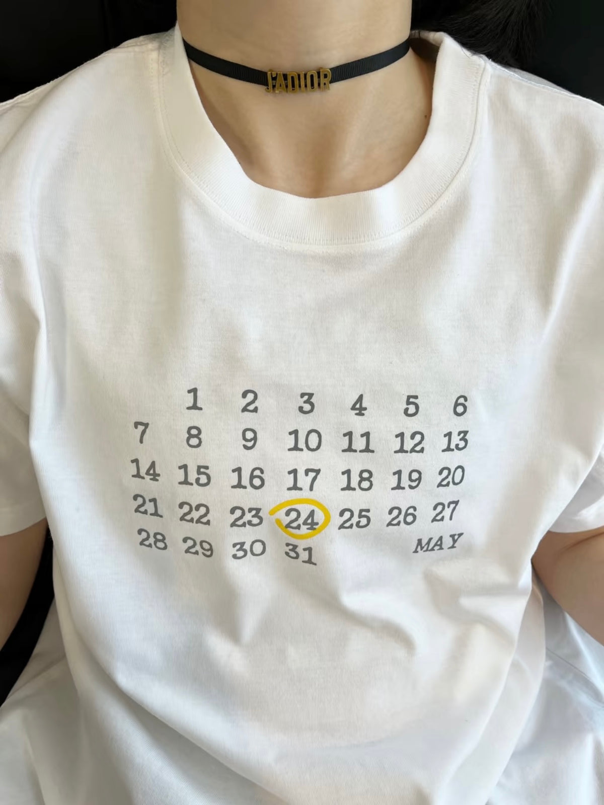Custom Birthday Calendar T-Shirt (280 GSM Heavyweight)