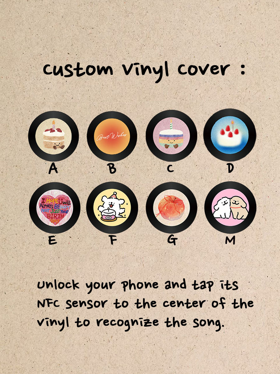 Custom NFC Music Plaque - Tap to Play Spotify & Apple Music | Hand-Painted Personalized Birthday Gift
