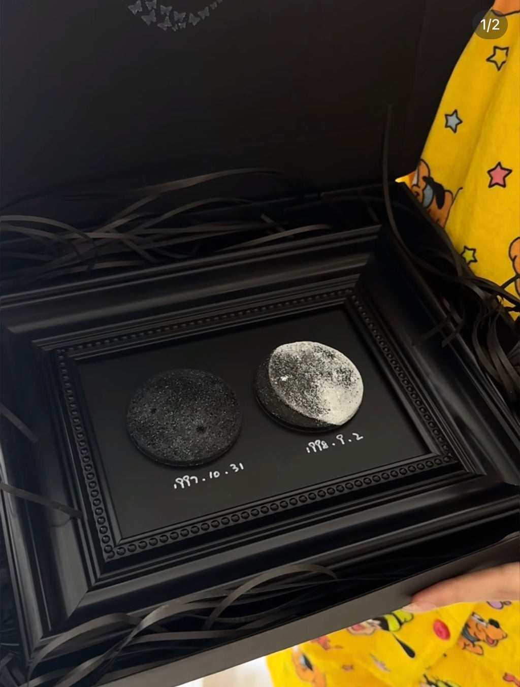 Custom Birth Moon Phase Diffuser Frame - Personalized Gift