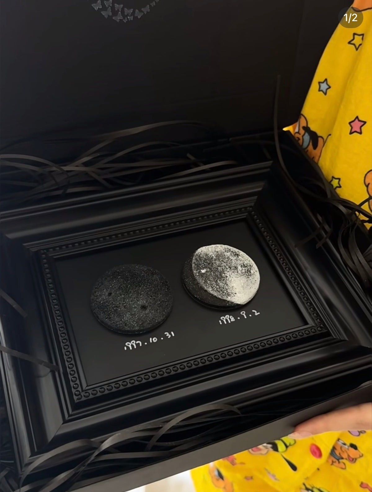 Custom Birth Moon Phase Diffuser Frame - Personalized Gift